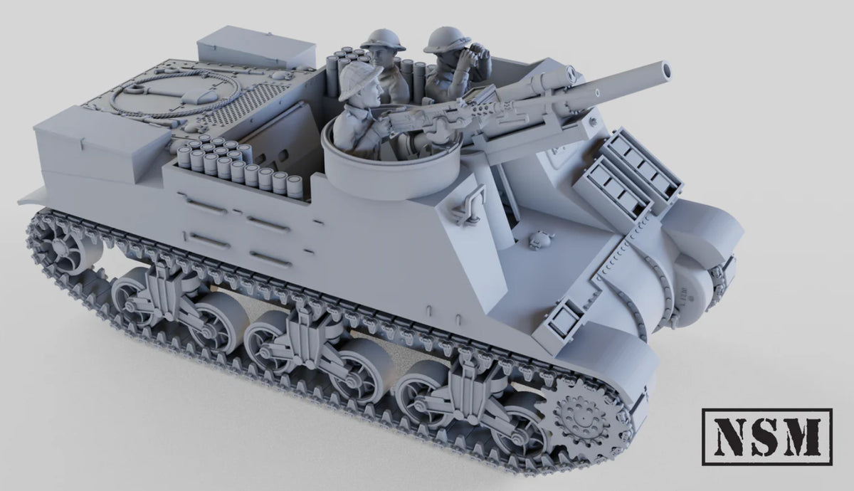 NSM M7 Priest- Early and Mid Production - UK, WW2)