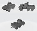 Arvernes M8 Greyhound Armored Car (USA, WW2)