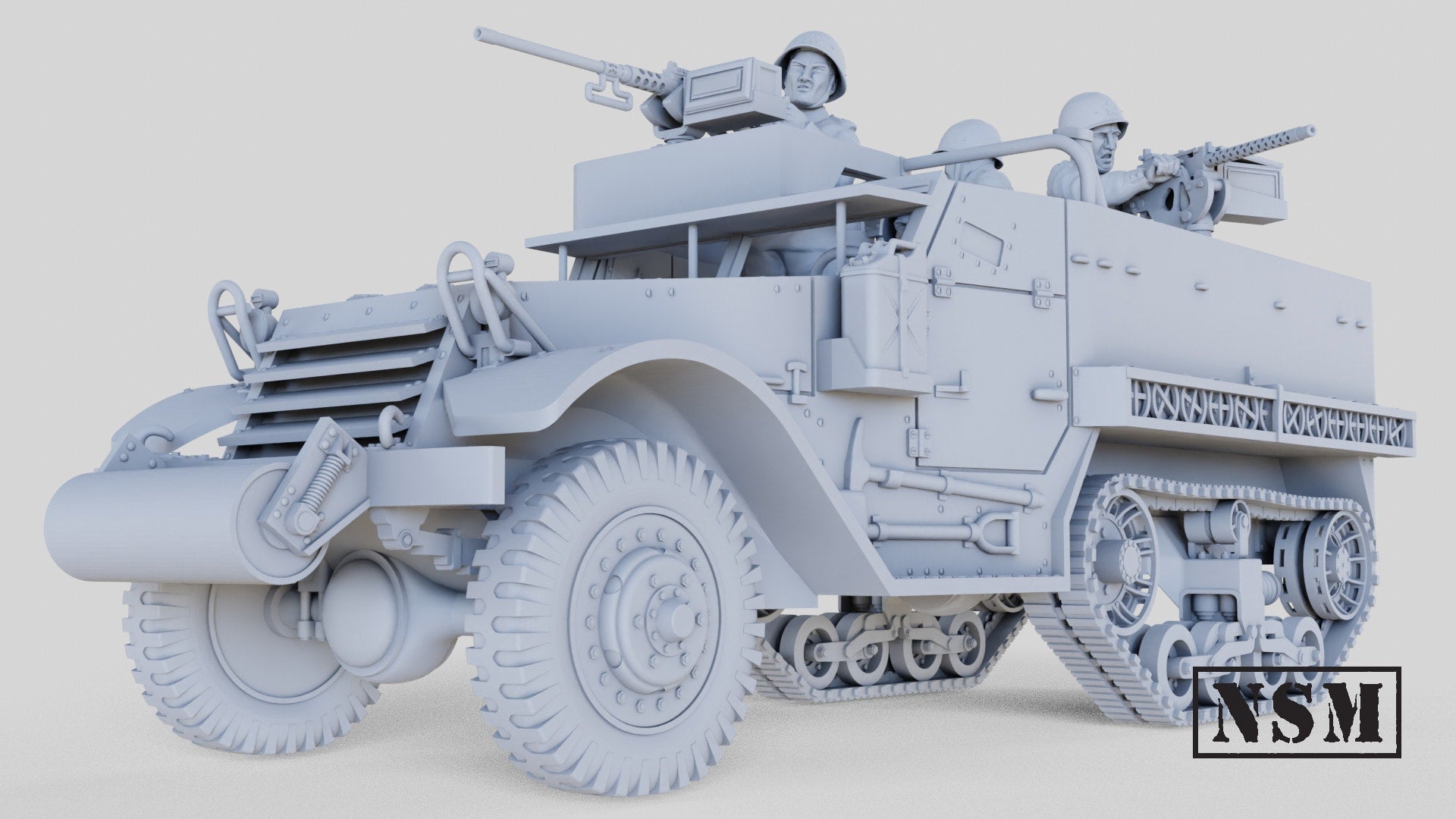 NSM Halftrack M9A1 - (Soviet, WW2)