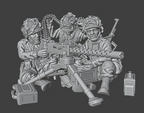 Col. Muller US AIRBORNE BROWNING 1919 MMG FIRE TEAM