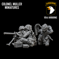 Col. Muller US AIRBORNE BROWNING 1919 MMG FIRE TEAM