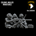 Col. Muller US AIRBORNE BROWNING 1919 MMG FIRE TEAM