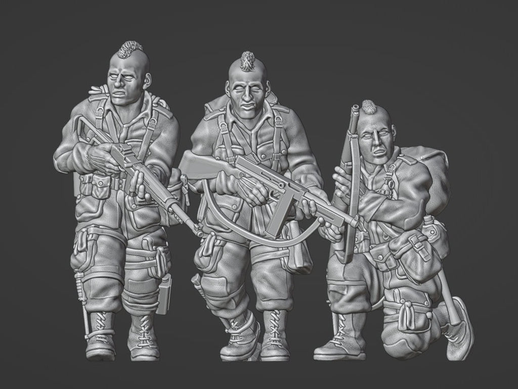 Col.Muller US PARATROOPERS WITH MOHAWK HAIRCUT