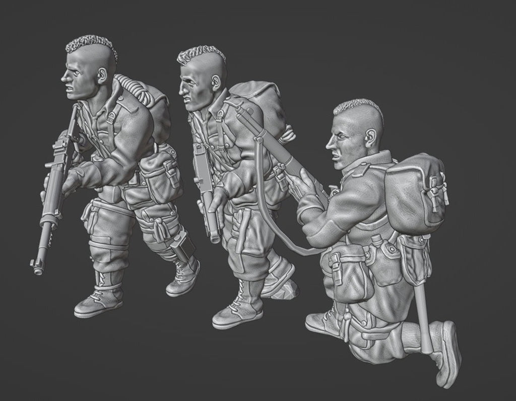 Col.Muller US PARATROOPERS WITH MOHAWK HAIRCUT