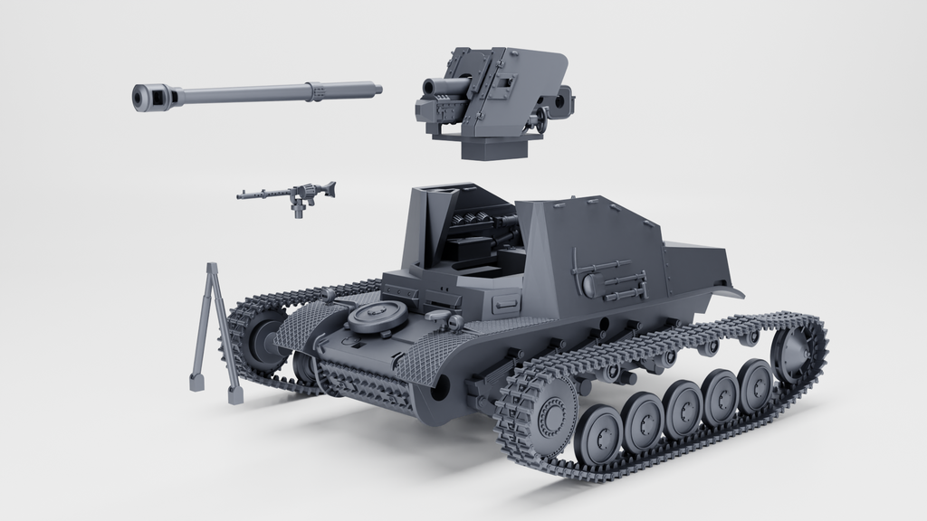 WG3D Marder II Ausf.F (Sd.Kfz.131) (Germany, WW2)