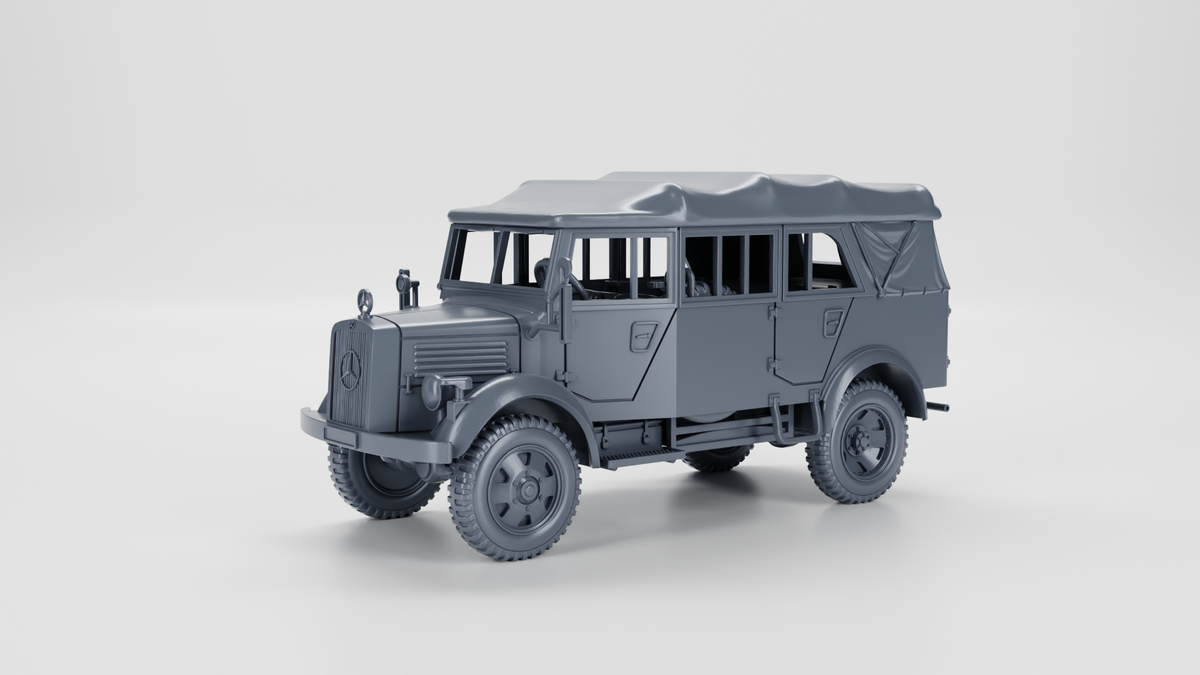 WG3D Mercedes-Benz L1500A (1.5-ton, 4x4)(Germany, WW2)
