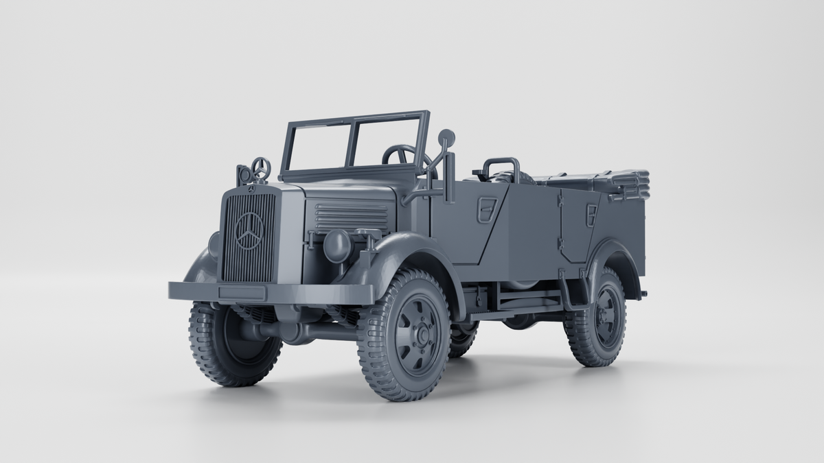 WG3D Mercedes-Benz L1500A (1.5-ton, 4x4)(Germany, WW2)
