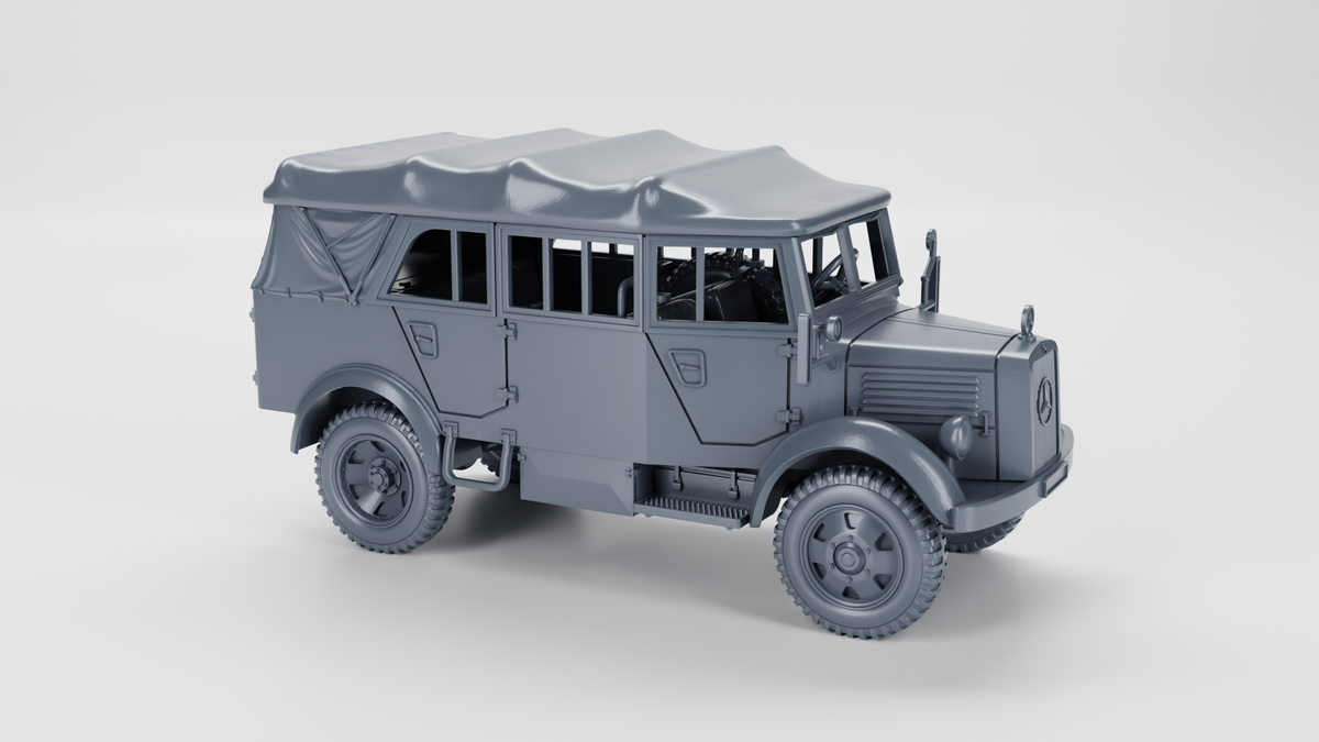 WG3D Mercedes-Benz L1500A (1.5-ton, 4x4)(Germany, WW2)