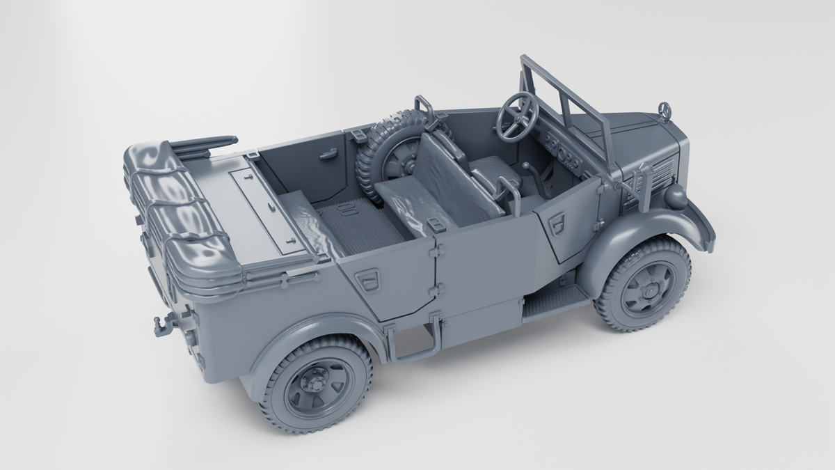 WG3D Mercedes-Benz L1500A (1.5-ton, 4x4)(Germany, WW2)