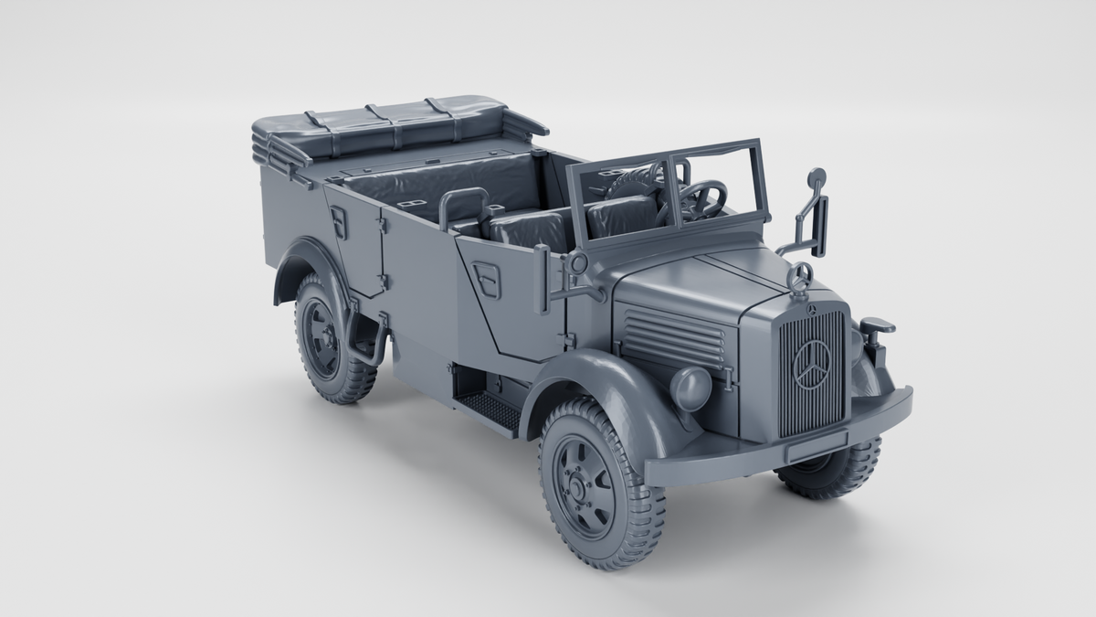 WG3D Mercedes-Benz L1500A (1.5-ton, 4x4)(Germany, WW2)