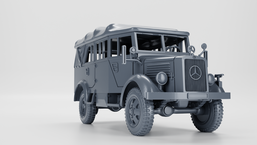 WG3D Mercedes-Benz L1500A (1.5-ton, 4x4)(Germany, WW2)