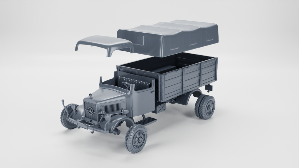 WG3D Mercedes-Benz L3000 (4x2) Medium truck (Germany, WW2)