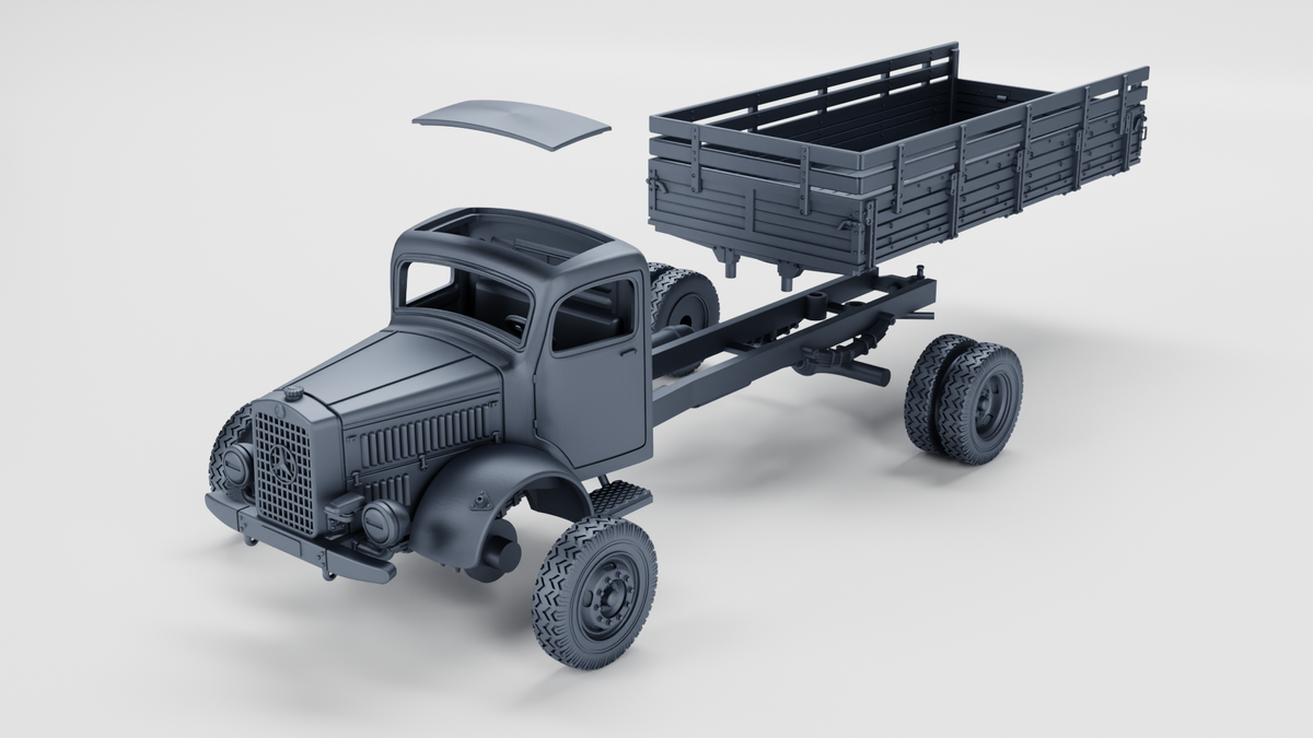 WG3D Mercedes-Benz L4500 Heavy truck (Germany, WW2)