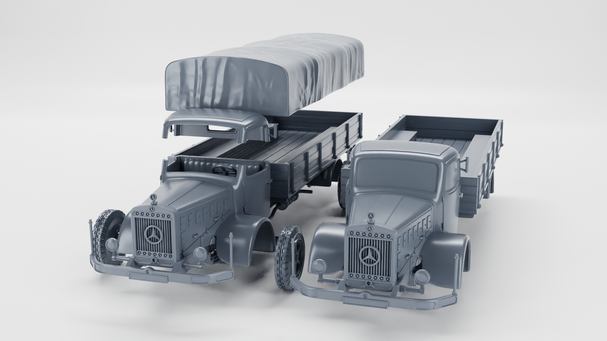 WG3D Mercedes-Benz L6500 Heavy truck (Germany, WW2)