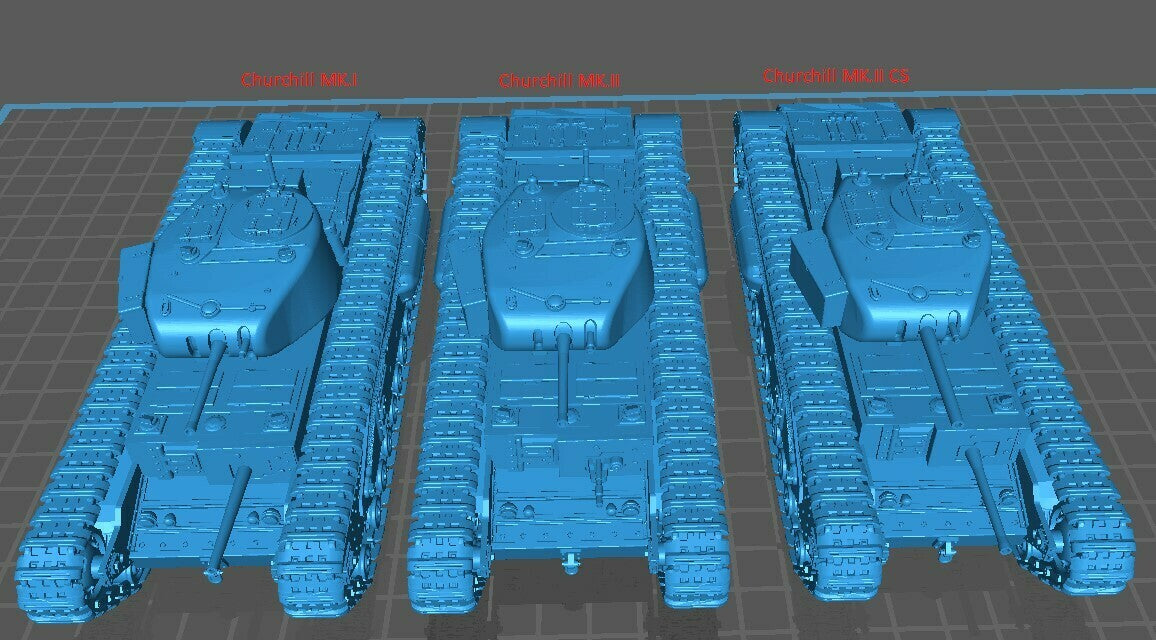 WG3D Churchill Mk.II (A22) Infantry Tank (UK, WW2)