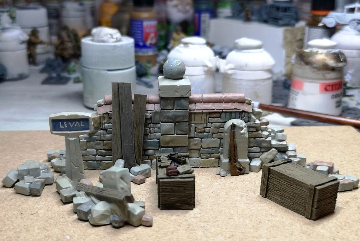 Col.Muller Normandy Ruins Set