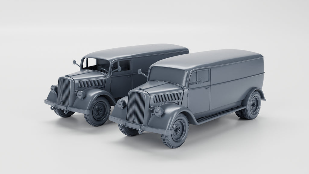 WG3D Opel Blitz 1.5t Kastenwagen (Germany, WW2)