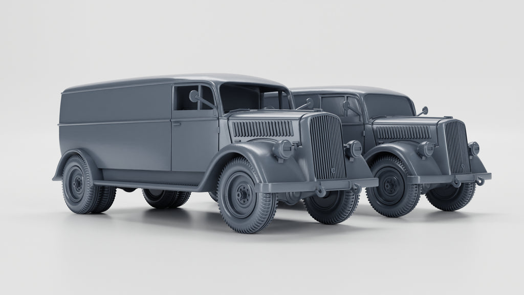 WG3D Opel Blitz 1.5t Kastenwagen (Germany, WW2)