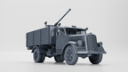 WG3D Opel Blitz with German Bofors 40mm FLAK 28 AA gun (Germany, WW2)