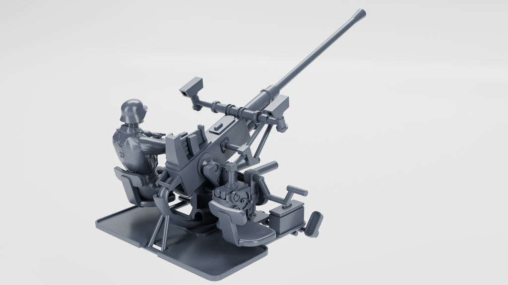 WG3D Opel Blitz with German Bofors 40mm FLAK 28 AA gun (Germany, WW2)