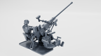 WG3D Opel Blitz with German Bofors 40mm FLAK 28 AA gun (Germany, WW2)