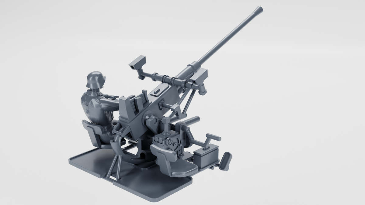 WG3D Opel Blitz with German Bofors 40mm FLAK 28 AA gun (Germany, WW2)