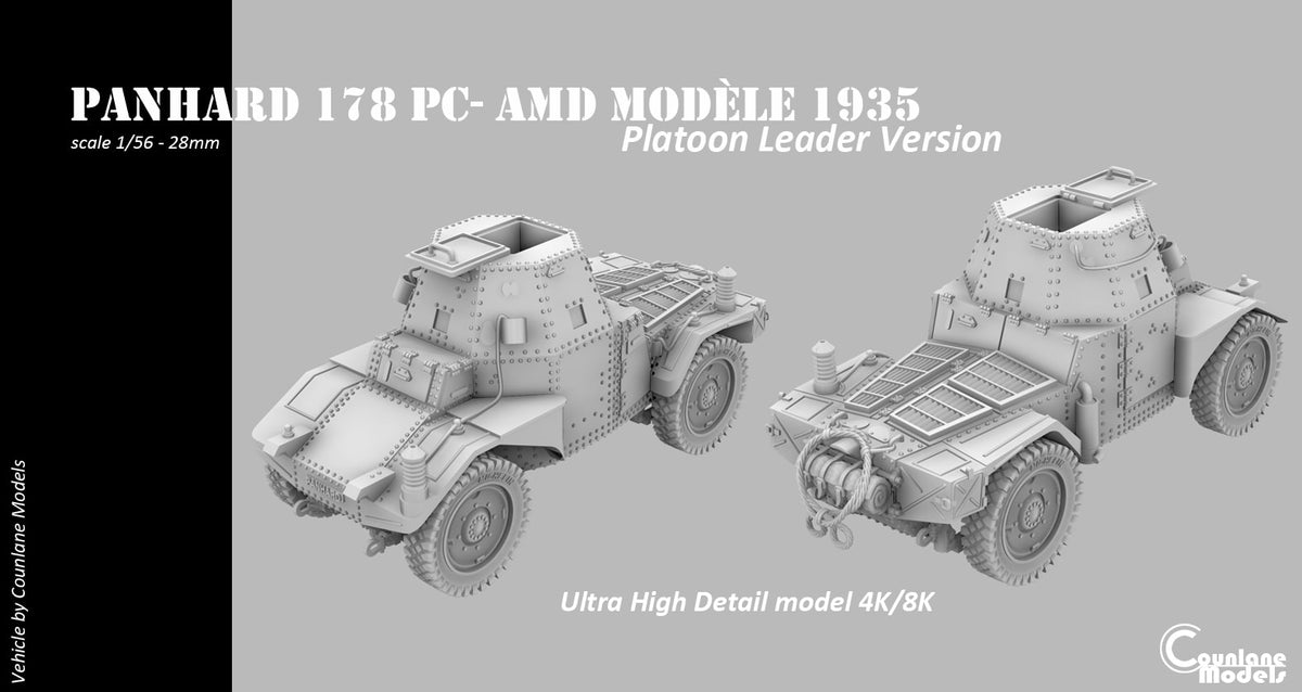 Counlane Panhard 178 PC Platoon Leader (France, WW2)
