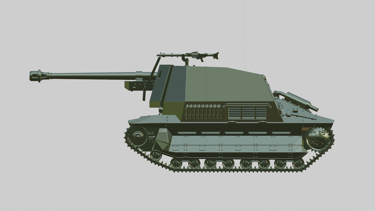 WG3D Pak 40 auf Panzerkampfwagen 737 FCM (f) (Germany, WW2)