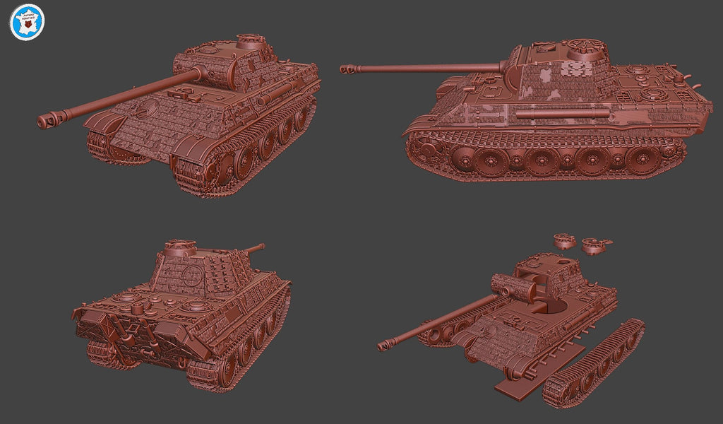 Arvernes Panther “Dauphine” Escadron Besnier (Germany, WW2)