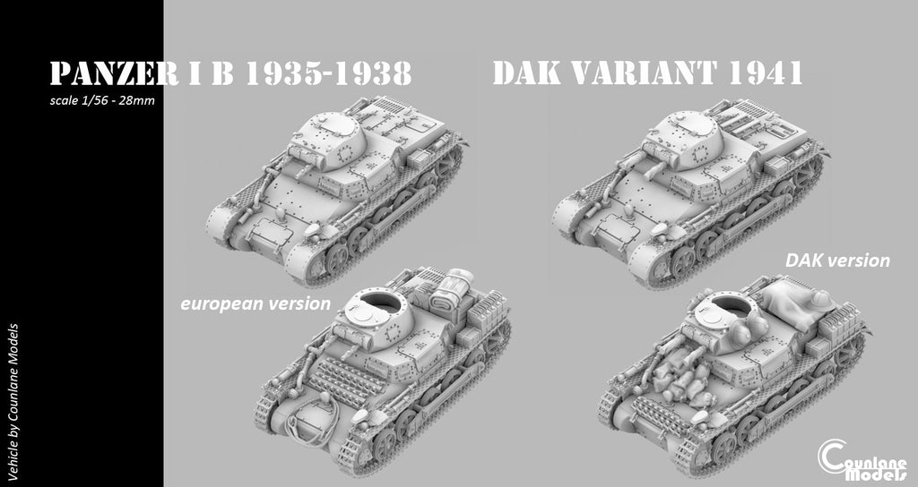 Counlane Panzer I Ausf B 1935-1938 (Germany, WW2)