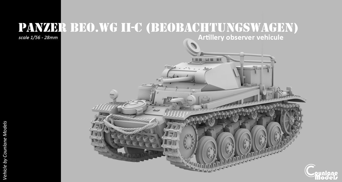 Counlane Panzer Beob. Wg II C, artillery observer vehicle (Germany, WW2)