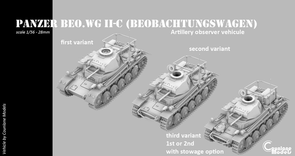 Counlane Panzer Beob. Wg II C, artillery observer vehicle (Germany, WW2)