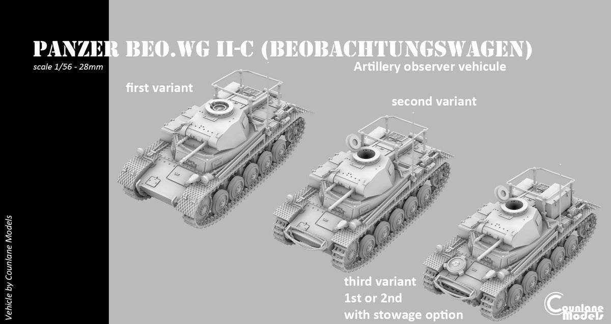 Counlane Panzer Beob. Wg II C, artillery observer vehicle (Germany, WW2)