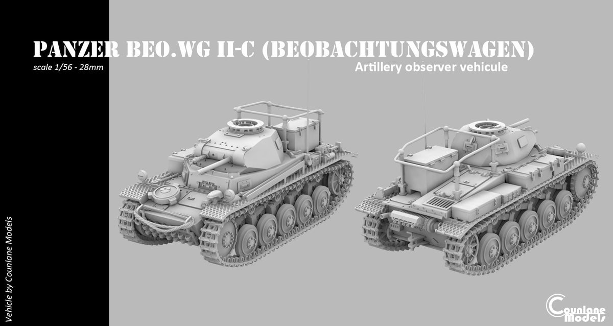 Counlane Panzer Beob. Wg II C, artillery observer vehicle (Germany, WW2)