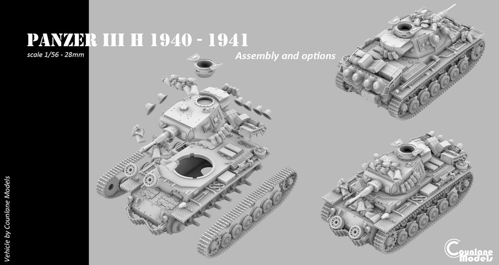Counlane Panzer III Ausf. H (Germany, WW2)