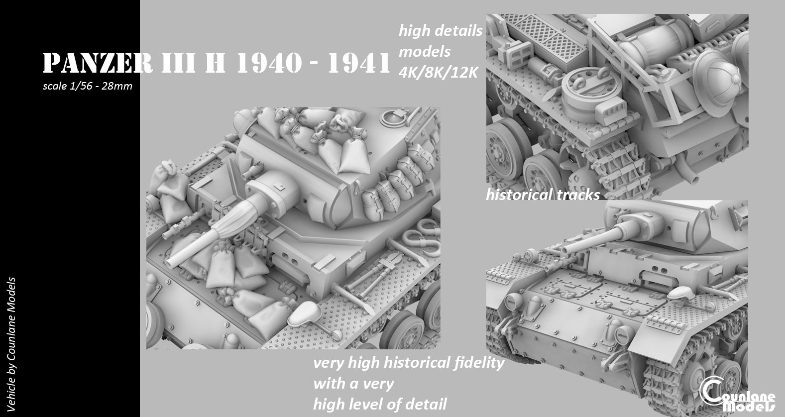 Counlane Panzer III Ausf. H (Germany, WW2)