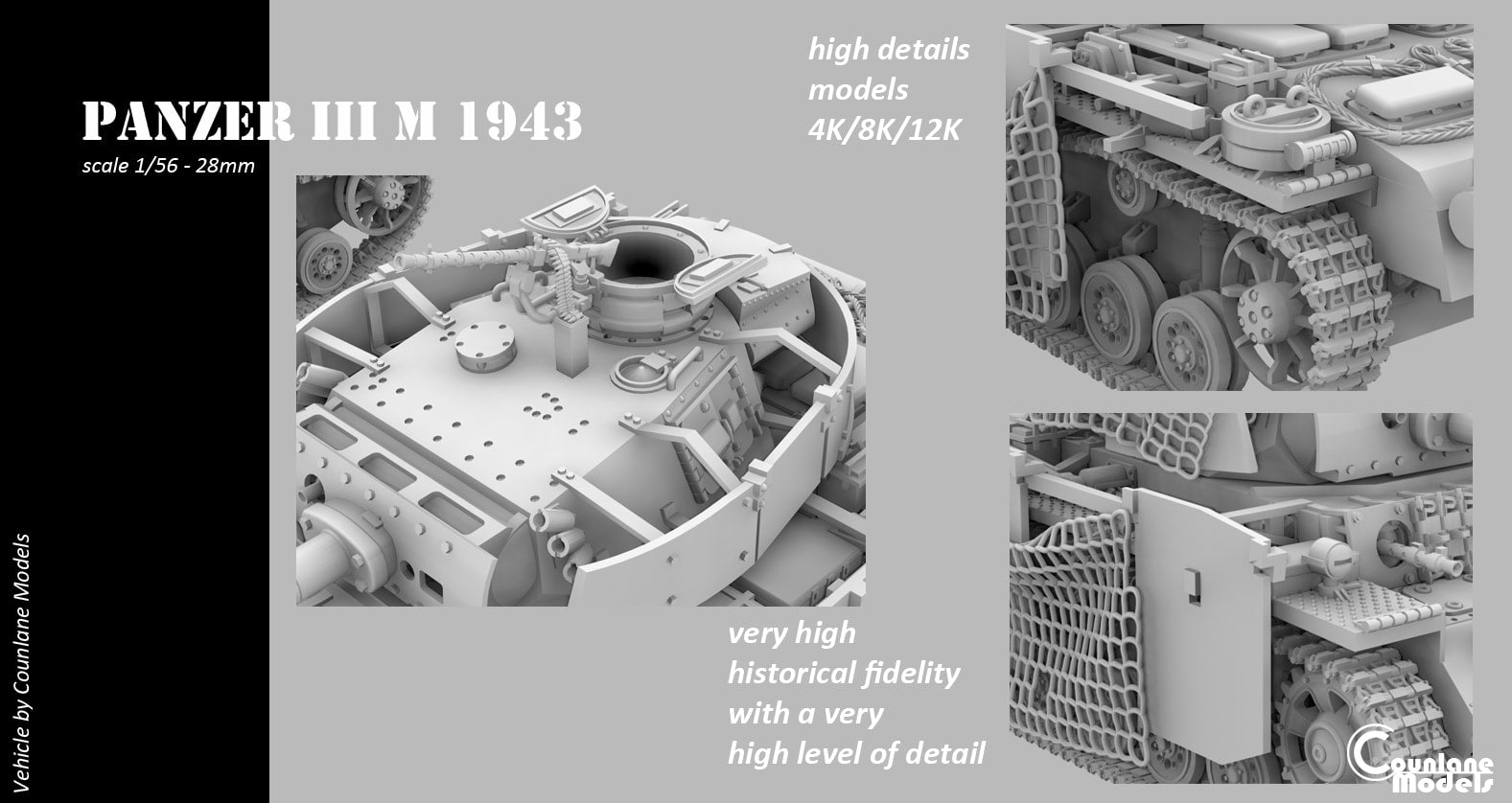 Counlane Panzer III Ausf. M (Germany, WW2)