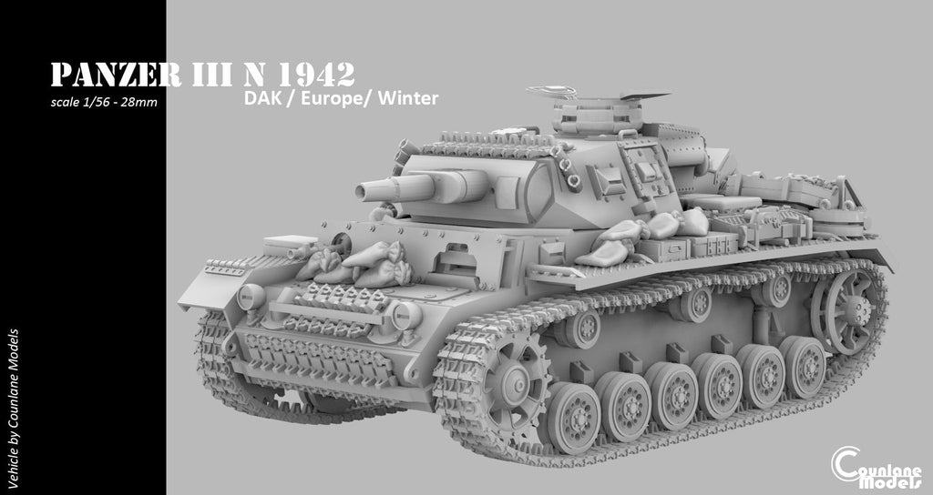 Counlane Panzer III Ausf. N 1942-43 (Germany, WW2)