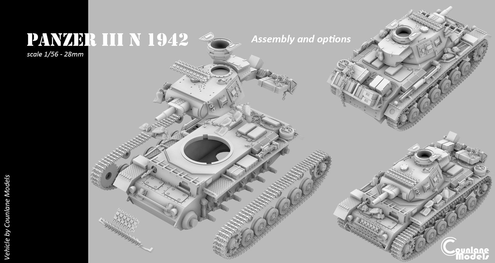 Counlane Panzer III Ausf. N 1942-43 (Germany, WW2)