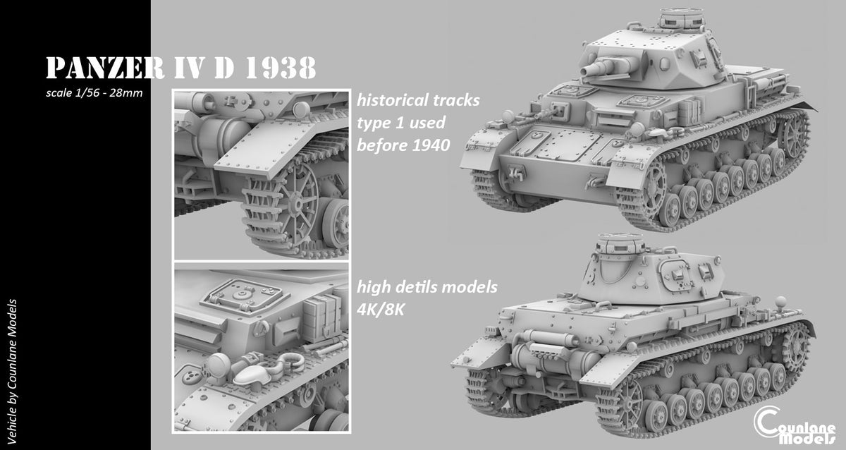 Counlane Panzer IV Ausf. D (Germany, WW2)