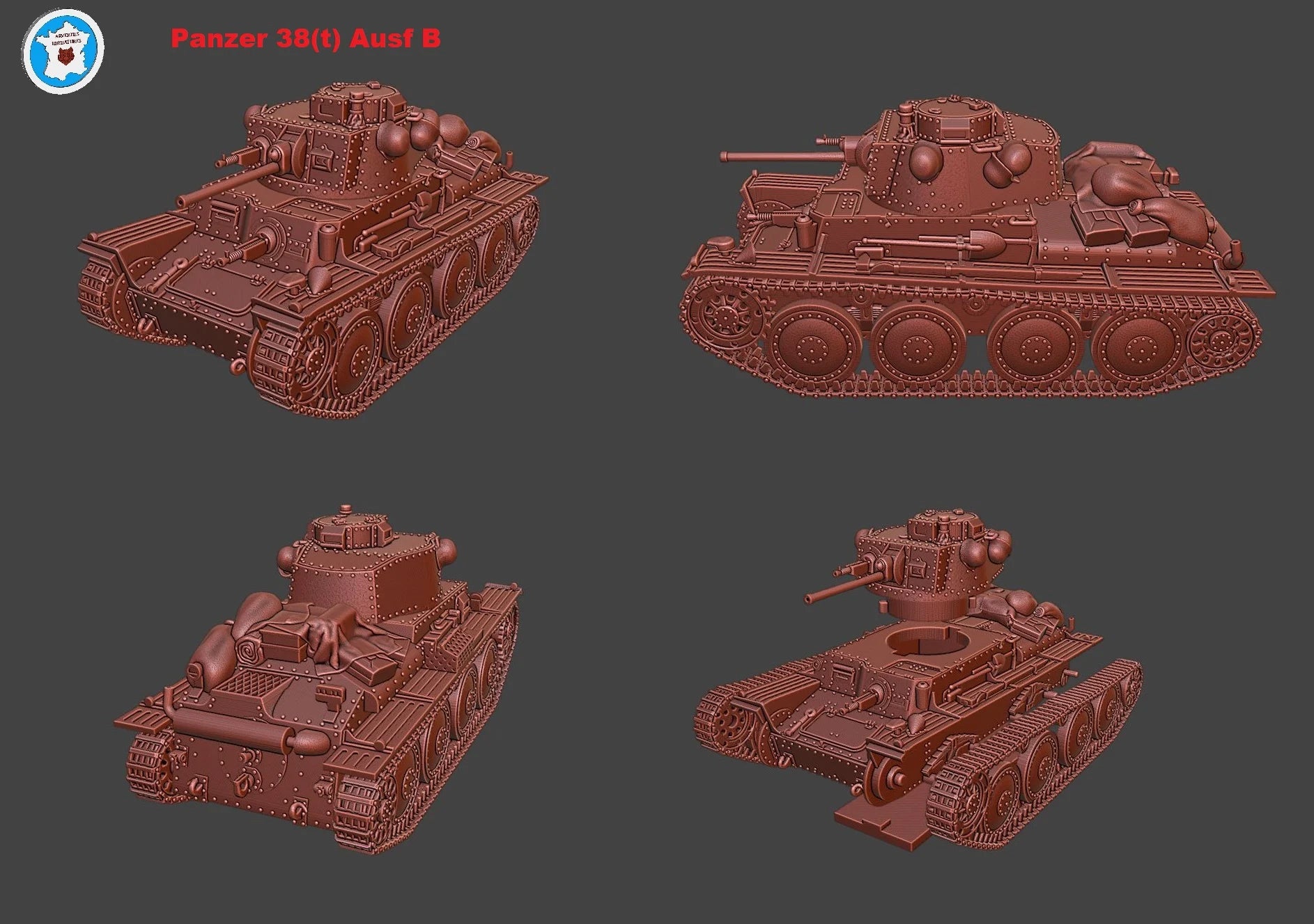 Arvernes Panzer 38(t) - Ausf B or Ausf G (Germany, WW2)