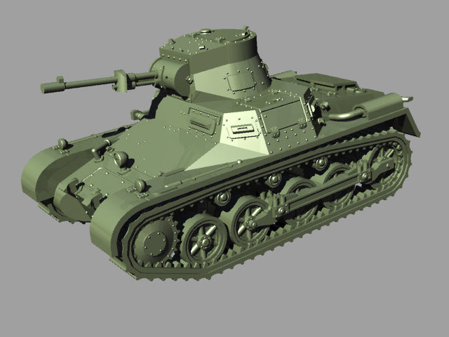 WG3D Panzer I Ausf.A -Breda turret from the Spanish Civil War (1936-1939 years)