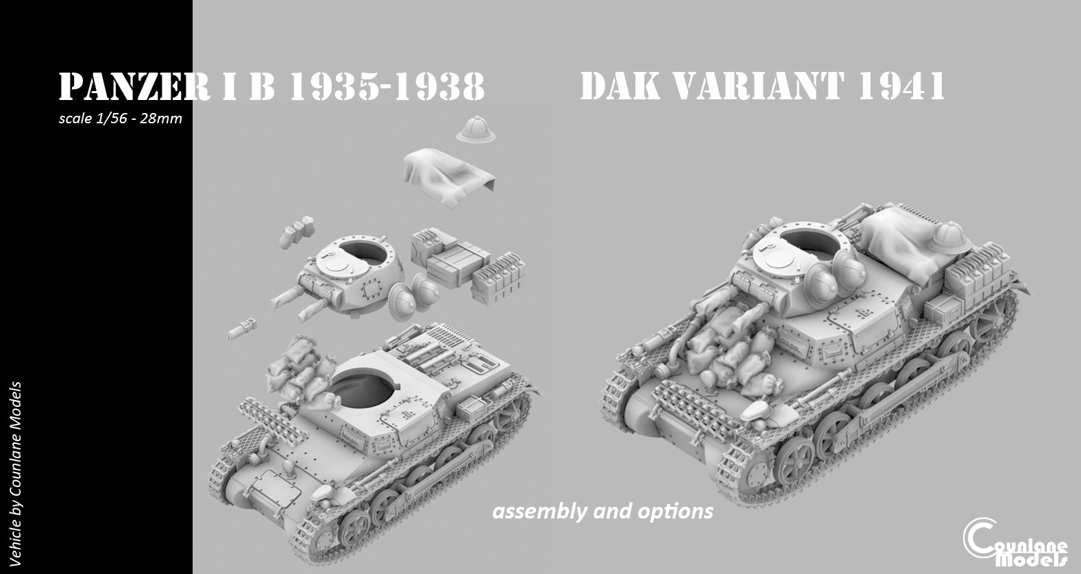 Counlane Panzer I Ausf B 1935-1938 (Germany, WW2)