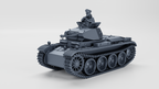 WG3D Panzer II Ausf.D (Sd.Kfz.121) + 3 Tankmen (Germany, WW2)