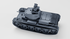 WG3D Panzer II Ausf.D (Sd.Kfz.121) + 3 Tankmen (Germany, WW2)