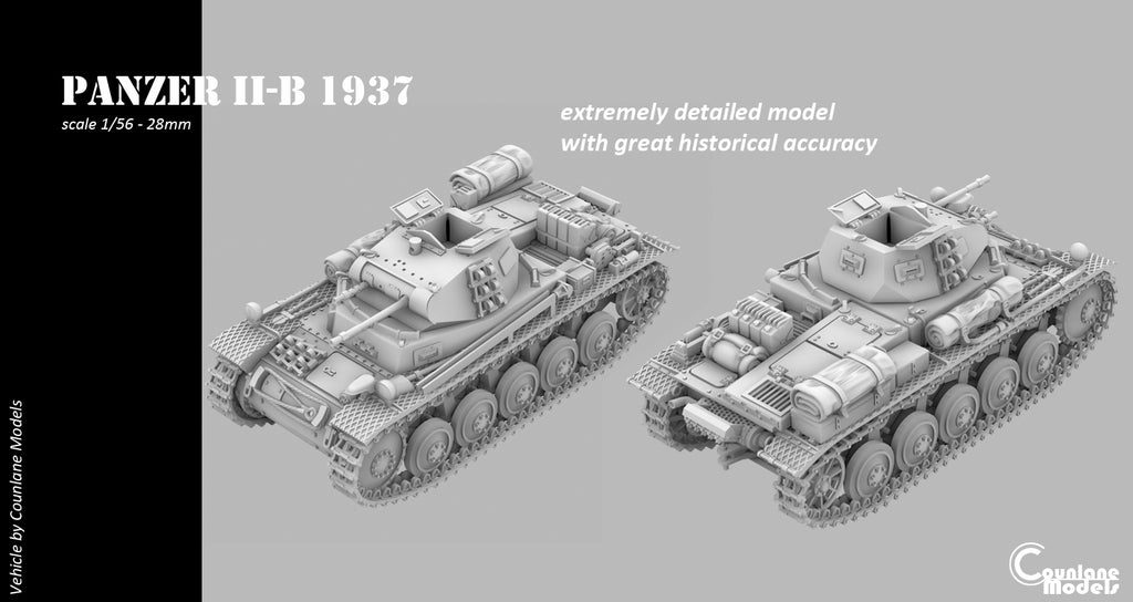 Counlane Panzer II Ausf B 1937 (Germany, WW2)