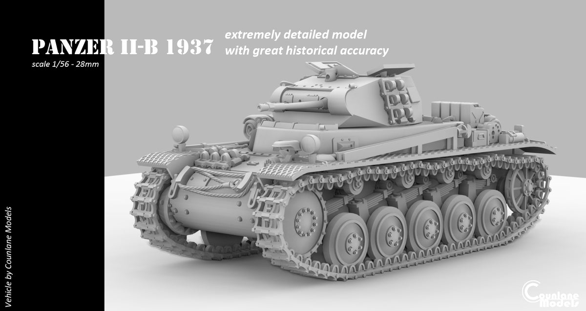 Counlane Panzer II Ausf B 1937 (Germany, WW2)