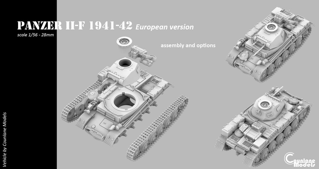 Counlane Panzer II Ausf F (Germany, WW2)