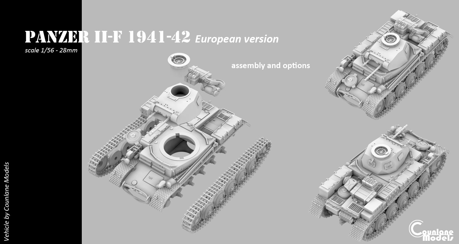 Counlane Panzer II Ausf F (Germany, WW2)