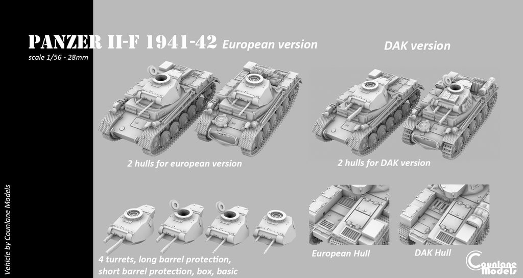 Counlane Panzer II Ausf F (Germany, WW2)